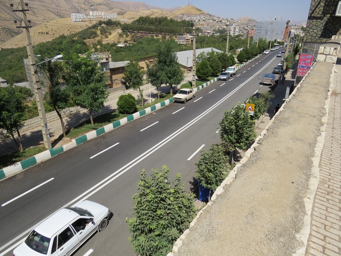 انجام فاز اول خط‌کشی ترافیکی خیابان‌ها و معابر شهر پاوه